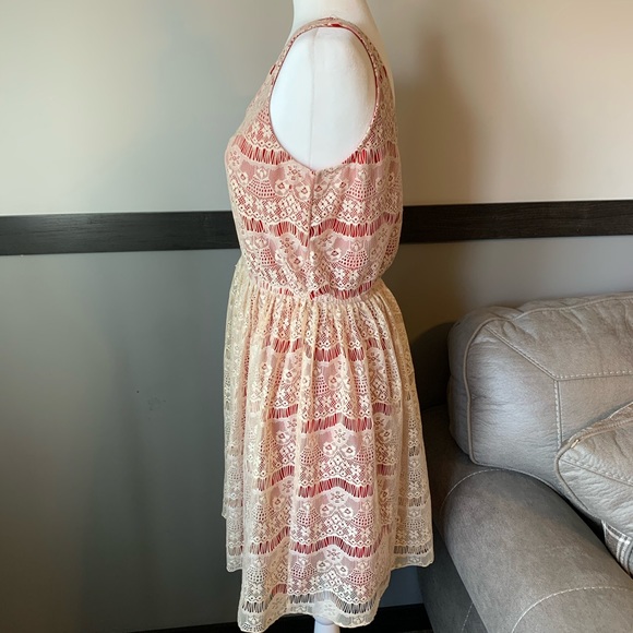 MAURICES crochet lace fit flare elastic waist - Picture 5 of 12